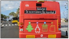 Transporte en Navidad